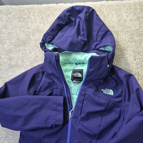 North Face Jacket Womens Medium Purple Apex Elevation Windwall Insulated Ski Zip - Picture 2 of 16